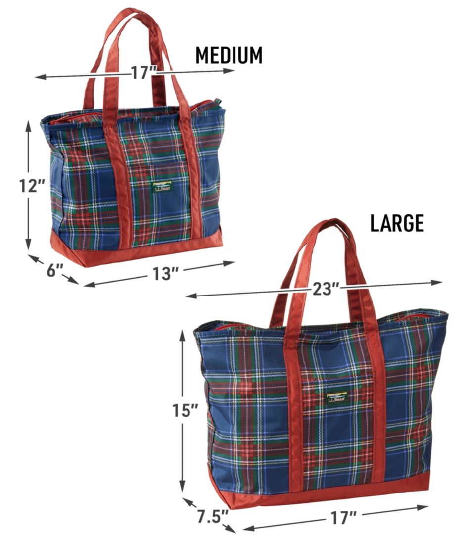 L.L.Bean Everyday Lightweight Tote, Plaid BAG & TRAVEL