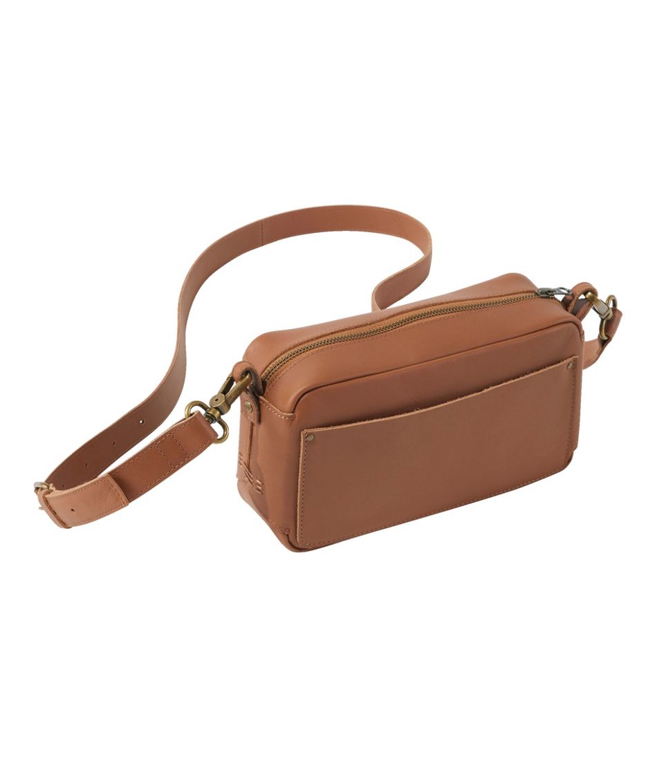 L.L.Bean 207 Leather Crossbody BAG & TRAVEL|SALE