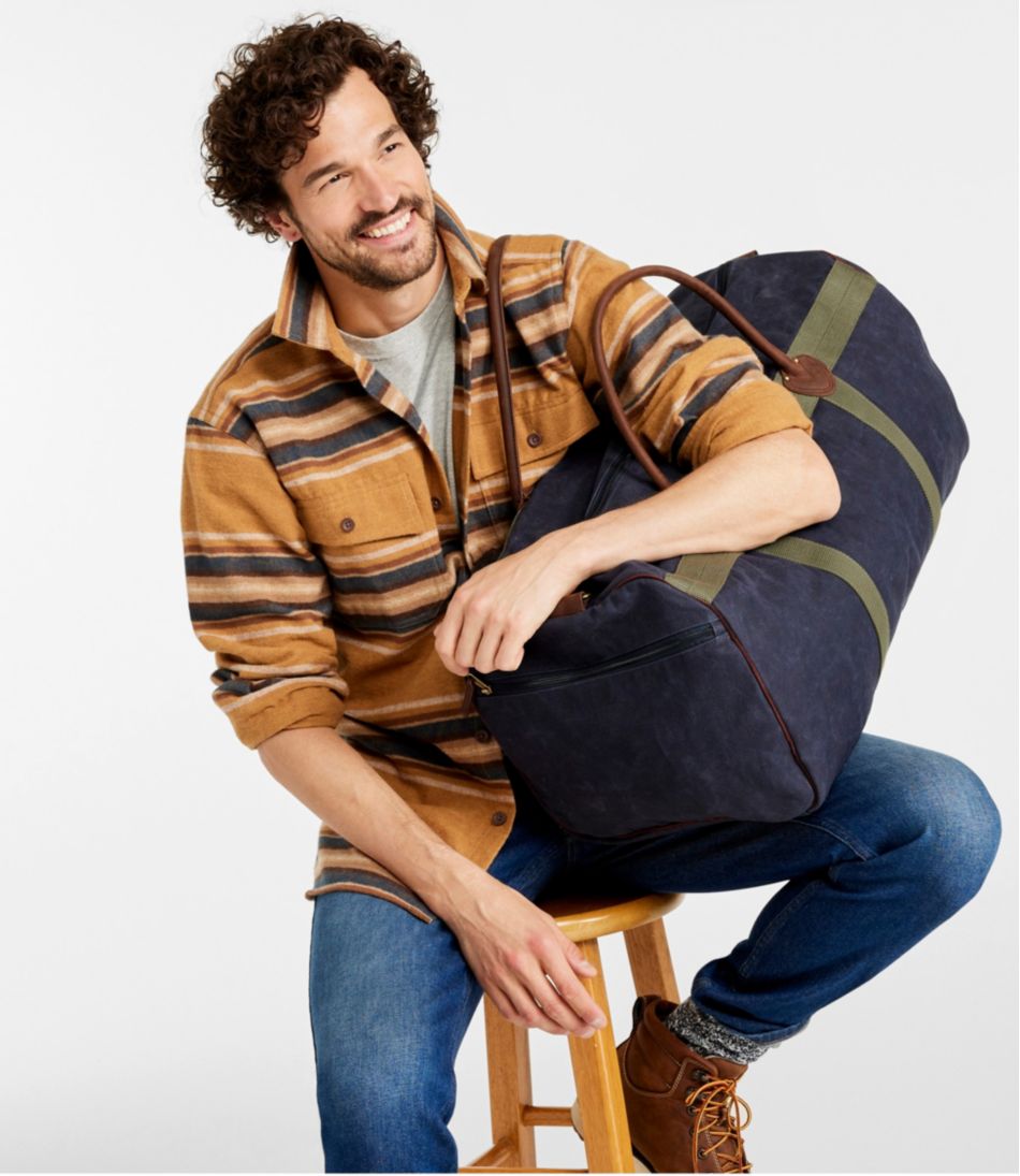 L.L.Bean Waxed Canvas Duffle, Large BAG & TRAVEL