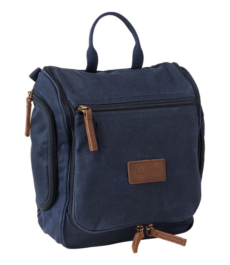 L.L.Bean Waxed-Canvas Personal Organizer Toiletry Bag, Medium BAG & TRAVEL