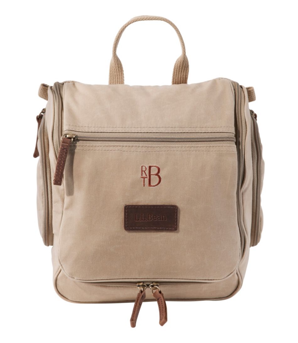 L.L.Bean Waxed-Canvas Personal Organizer Toiletry Bag, Medium BAG & TRAVEL