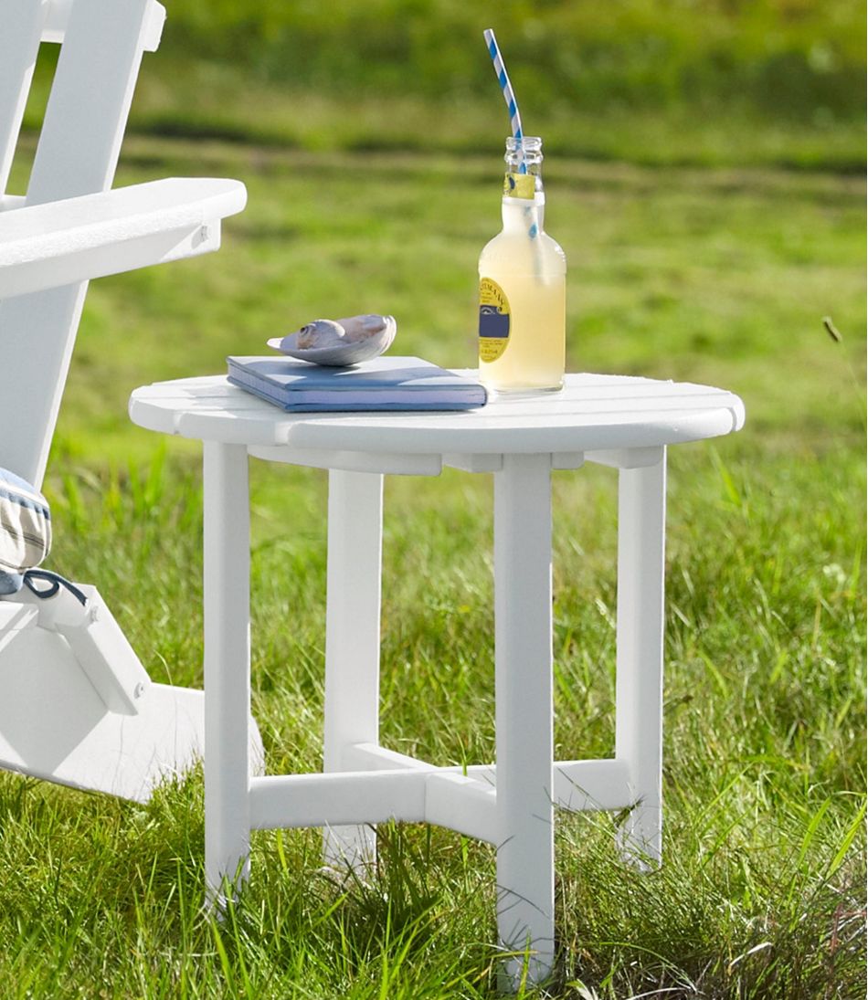 L.L.Bean All-Weather Round Side Table HOME GOODS