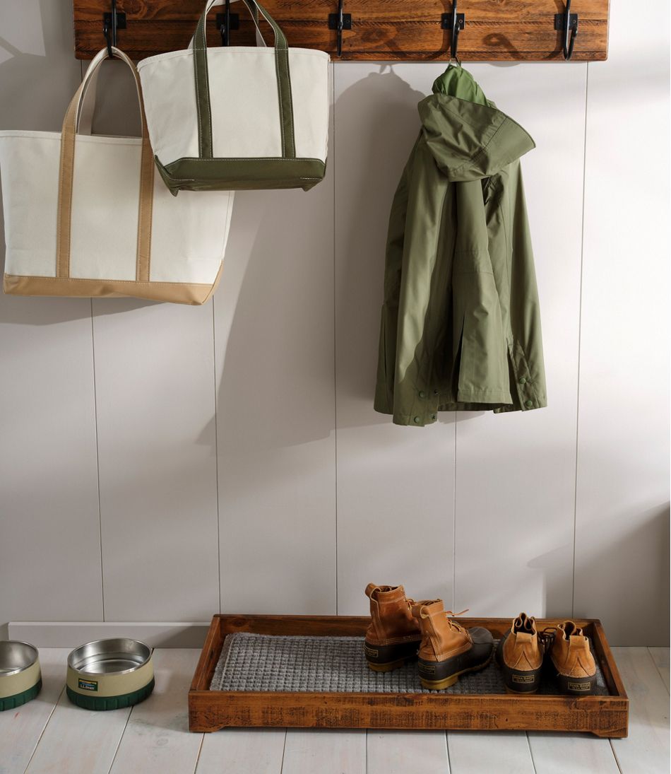 L.L.Bean Rustic Wooden Boot Tray HOME GOODS