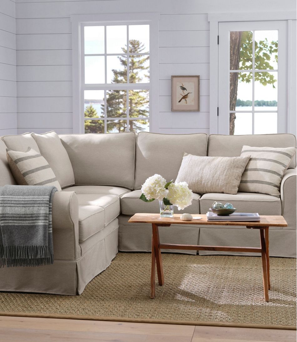 L.L.Bean Pine Point Sectional Sofa HOME GOODS