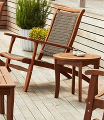 L.L.Bean Eucalyptus Round Side Table HOME GOODS