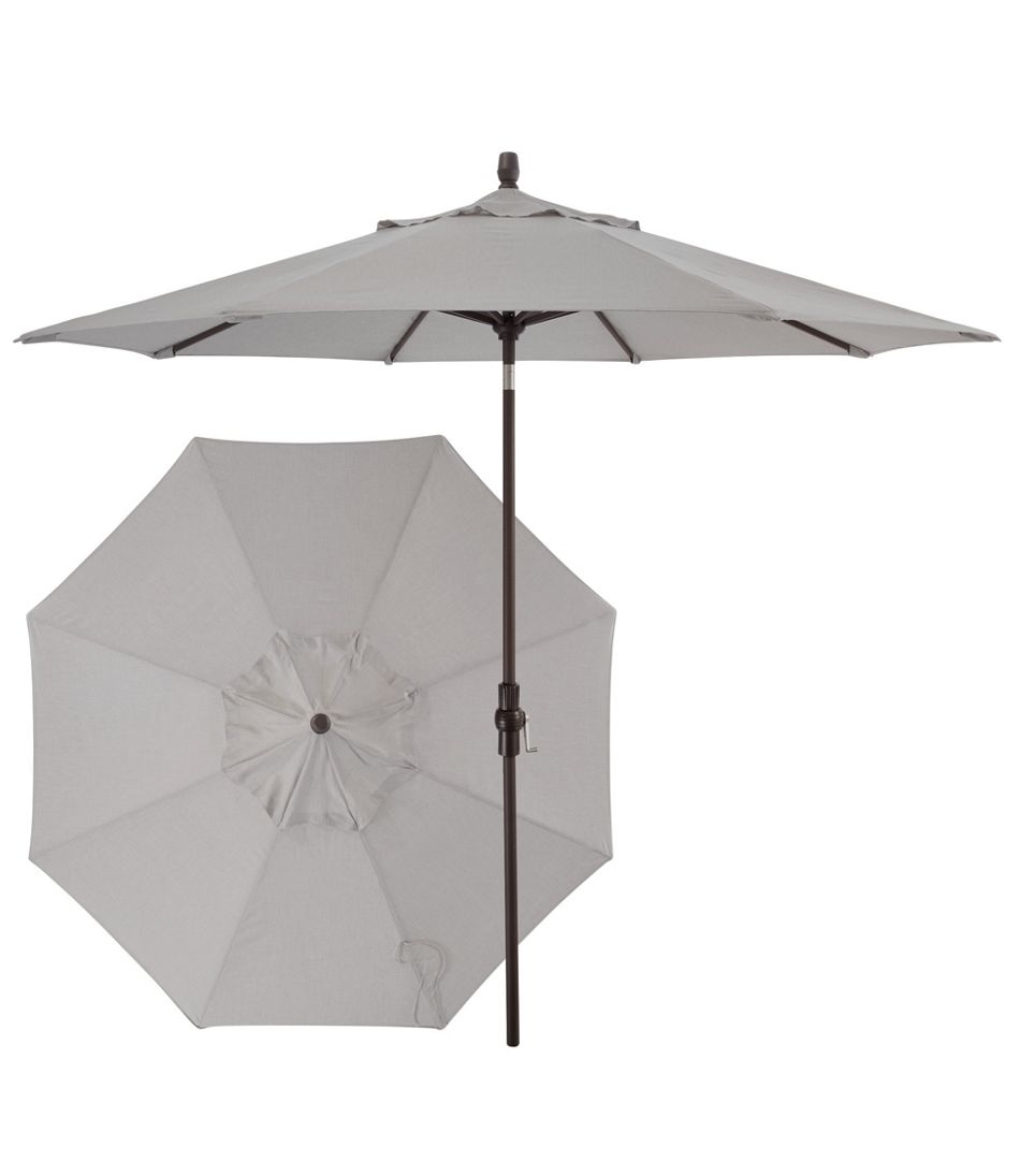 L.L.Bean Sunbrella Market Umbrella, Aluminum HOME GOODS