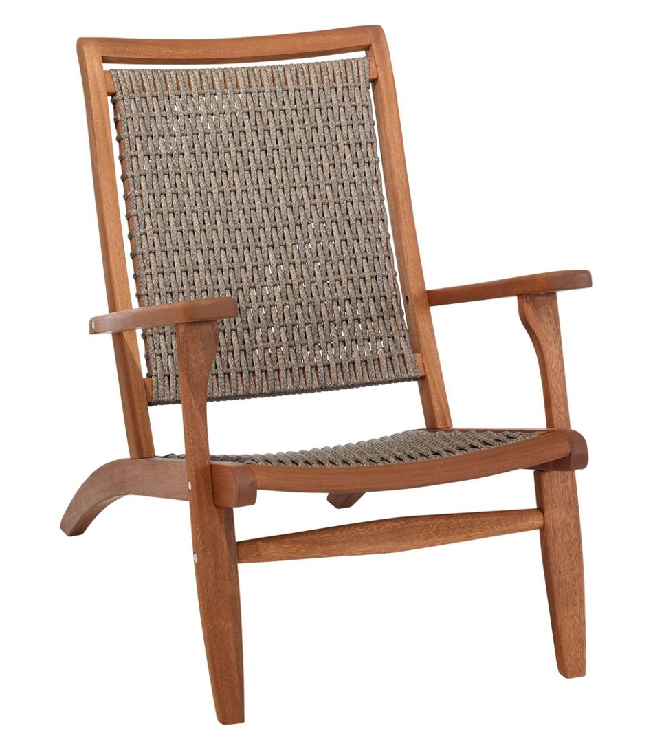L.L.Bean Wicker Eucalyptus Chair HOME GOODS