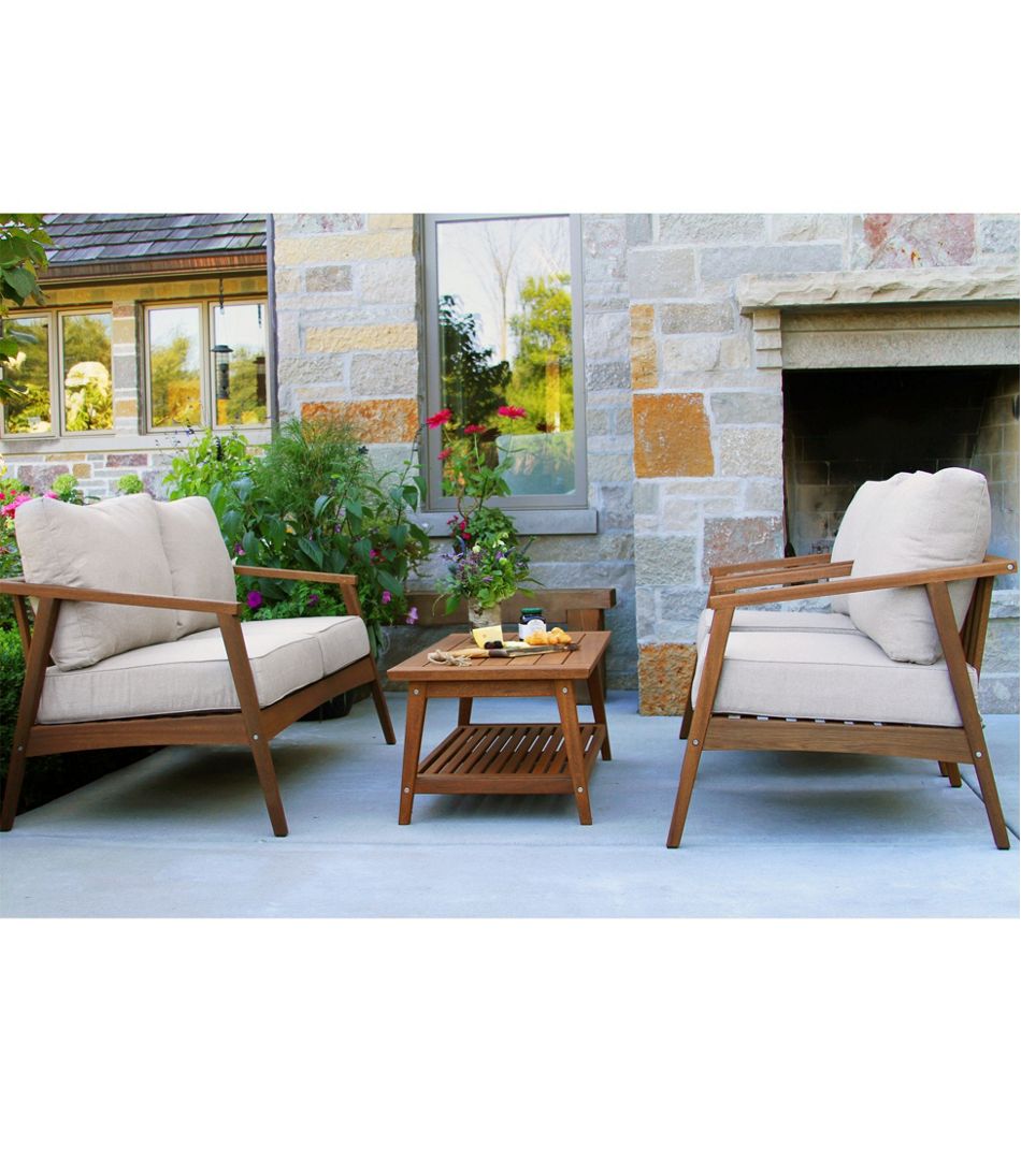 L.L.Bean Eucalyptus 4-Piece Patio Set HOME GOODS