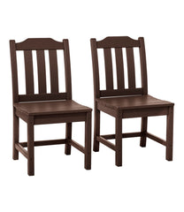 L.L.Bean All-Weather Armless Chair, Set of Two HOME GOODS