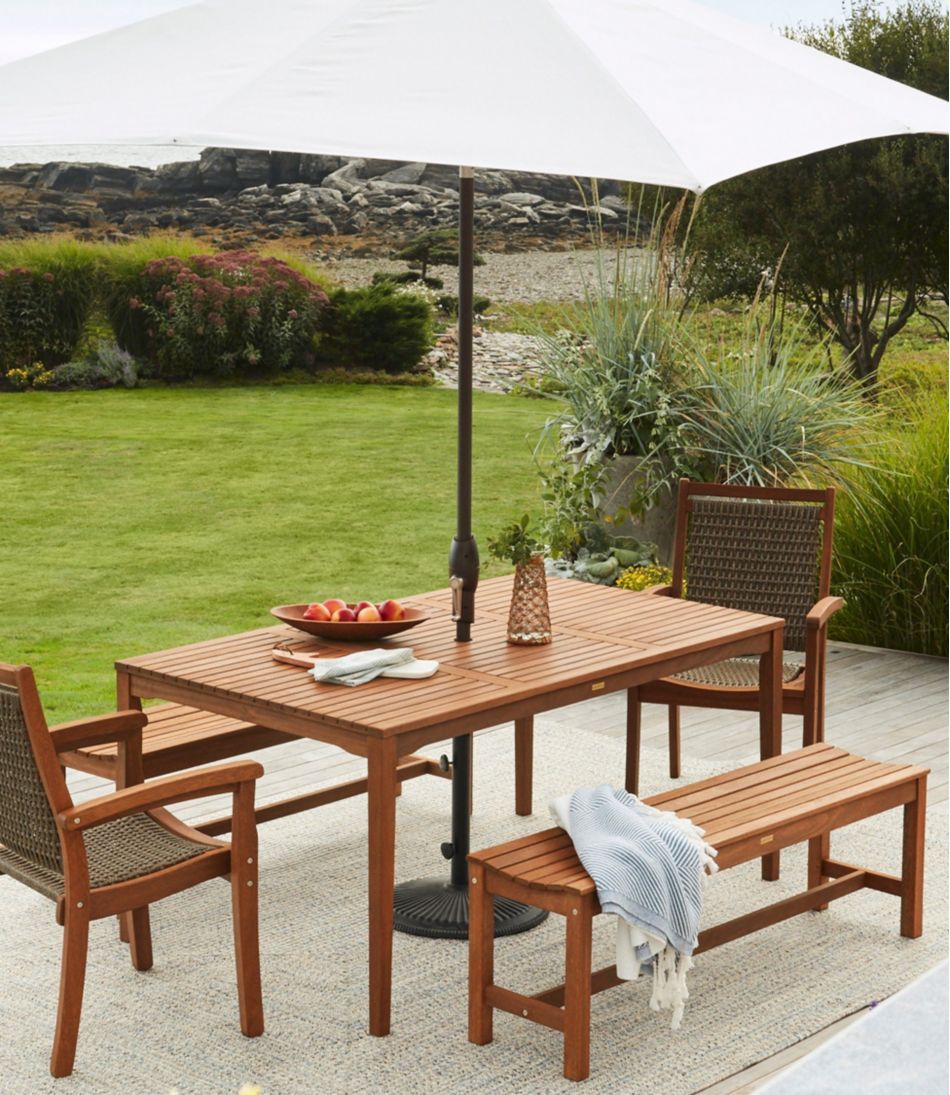 L.L.Bean Eucalyptus Farmhouse Bench HOME GOODS