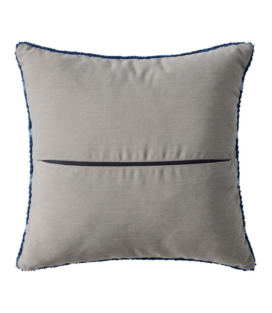 L.L.Bean Indoor/Outdoor Hooked Pillow, 18x18 Lobster HOME GOODS