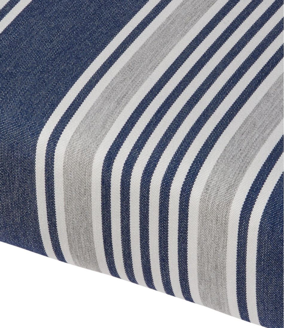 L.L.Bean Casco Bay Cushion for All-Weather Armless/Folding Chair, Stripe HOME GOODS