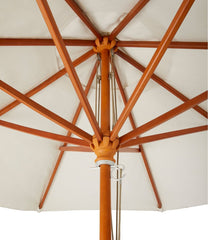 L.L.Bean Sunbrella Market Umbrella, Wood HOME GOODS