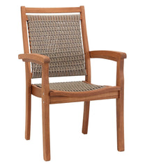 L.L.Bean Wicker Eucalyptus Dining Chair HOME GOODS
