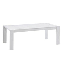 L.L.Bean White Aluminum Deep Seating Coffee Table HOME GOODS