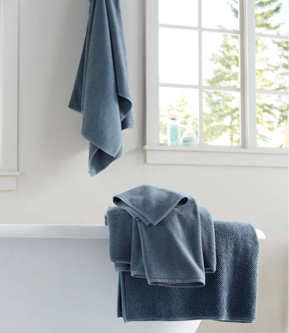 L.L.Bean Organic Textured Cotton Towel Set HOME GOODS