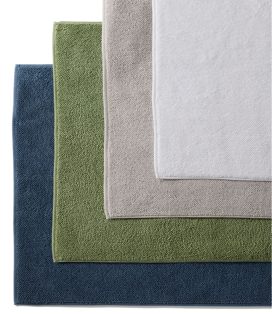 L.L.Bean Organic Textured Cotton Bath Mat HOME GOODS