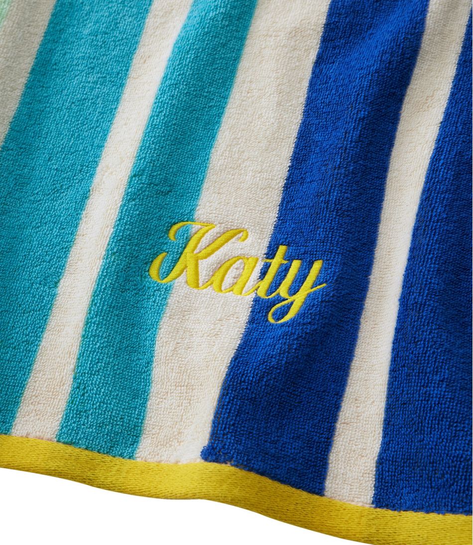 L.L.Bean Seaside Beach Towel, Seaside Stripe HOME GOODS