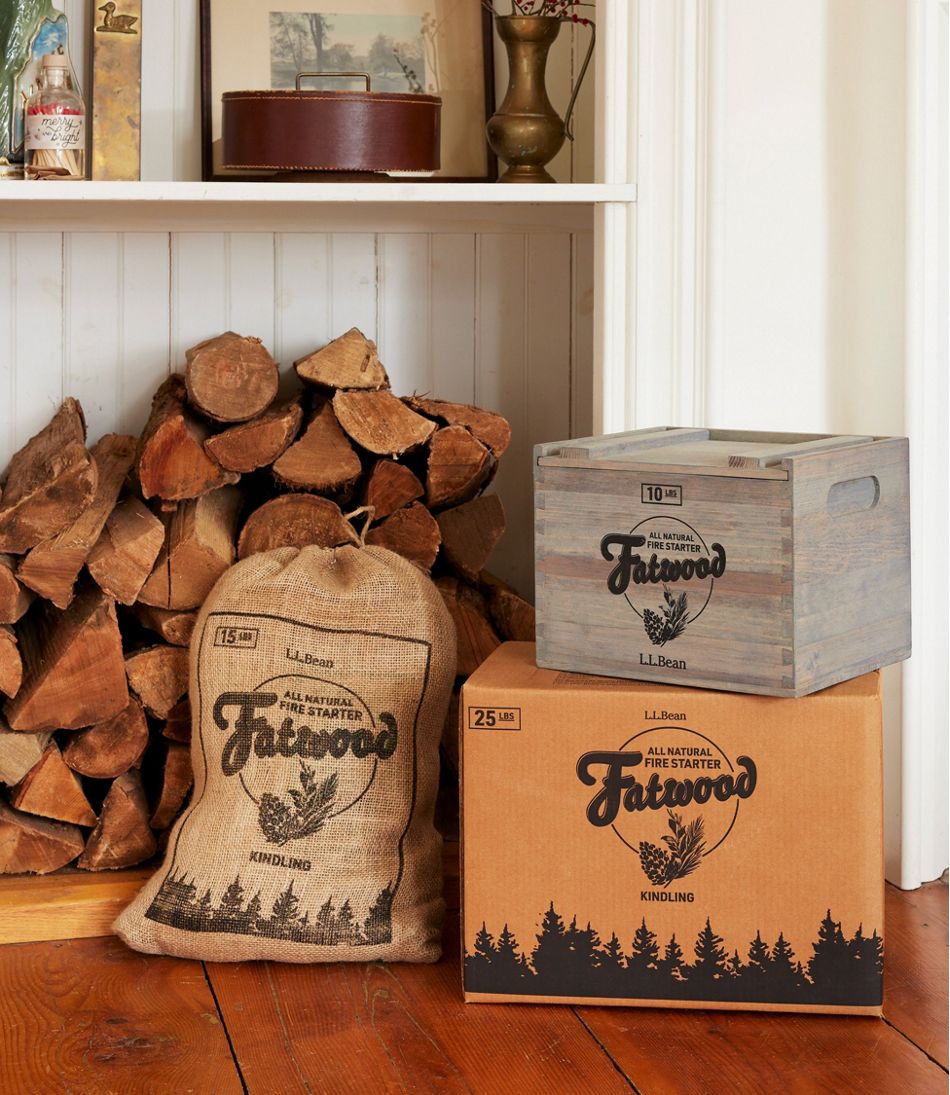 L.L.Bean Fatwood Box HOME GOODS