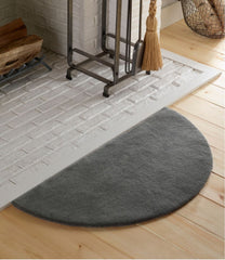 L.L.Bean Wool Hearth Rug, Crescent HOME GOODS