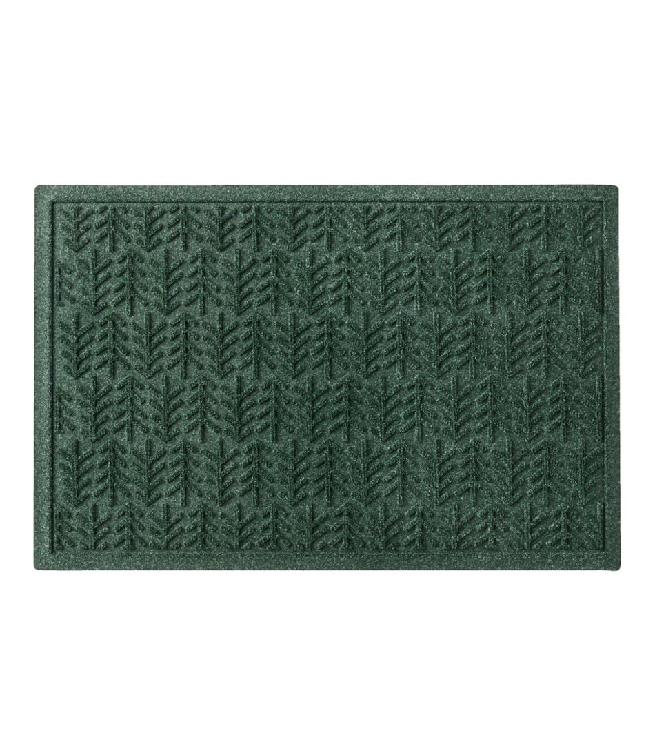 L.L.Bean Everyspace Recycled Waterhog Doormat, Trees HOME GOODS