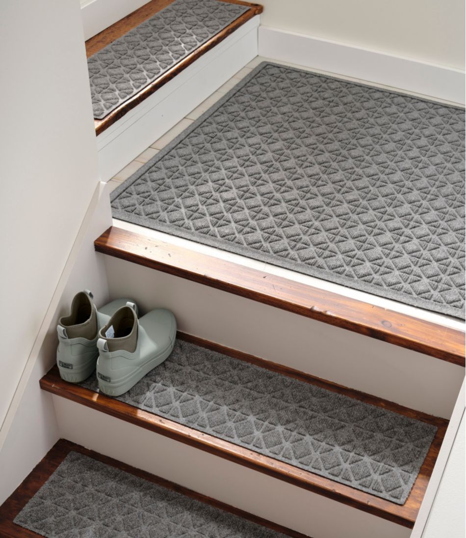 L.L.Bean Everyspace Recycled Waterhog Mat, Square, Tiles HOME GOODS