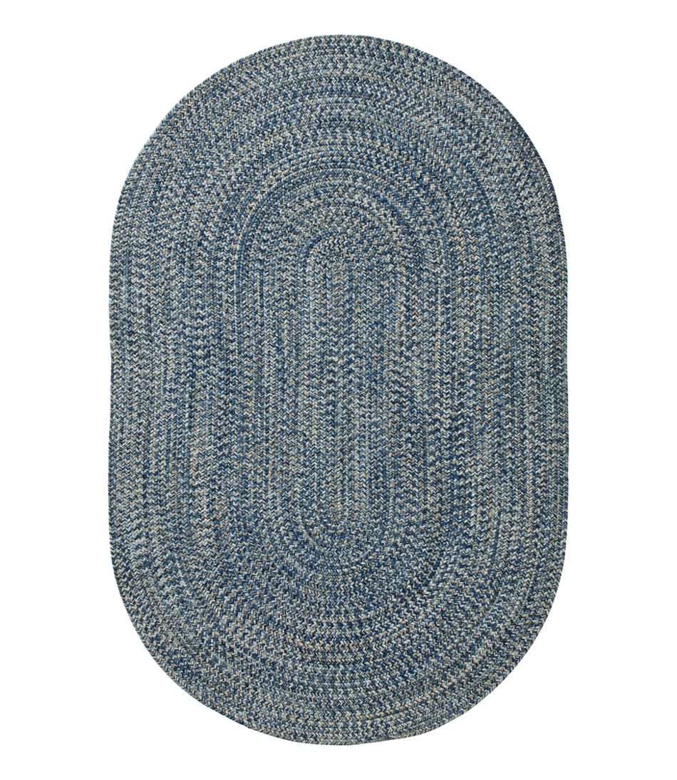 L.L.Bean All-Weather Braided Rug, Concentric Pattern Oval HOME GOODS