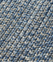 L.L.Bean All-Weather Braided Rug, Concentric Pattern Rectangular HOME GOODS