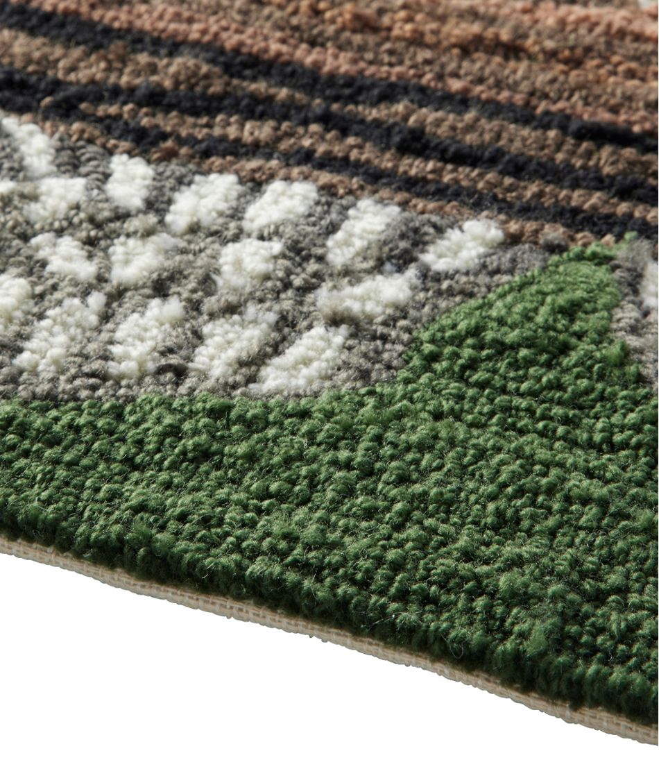 L.L.Bean Indoor/Outdoor Vacationland Rug, Owls HOME GOODS
