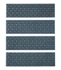 L.L.Bean Everyspace Recycled Waterhog Mat, Stair Treads, Set of Four, Tiles HOME GOODS