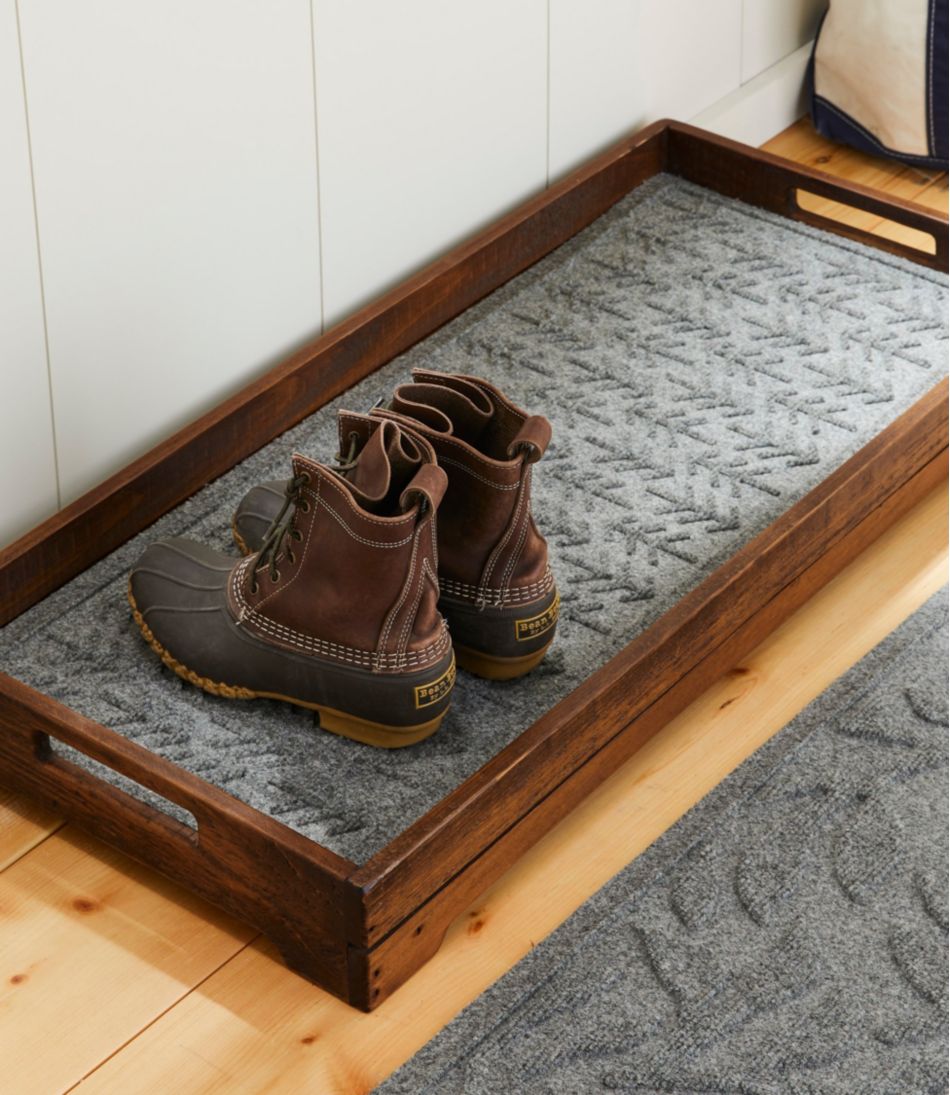 L.L.Bean Everyspace Recycled Waterhog Boot Mat, Trees HOME GOODS