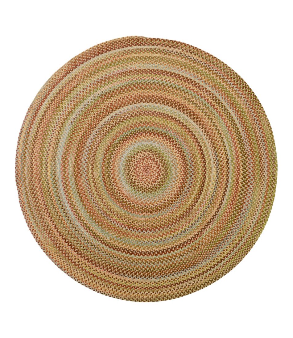 L.L.Bean Braided Wool Rug, 6' Diam. HOME GOODS