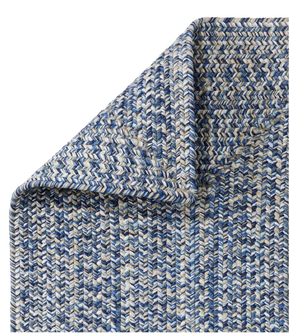 L.L.Bean All-Weather Braided Runner, Concentric Pattern Rectangular HOME GOODS