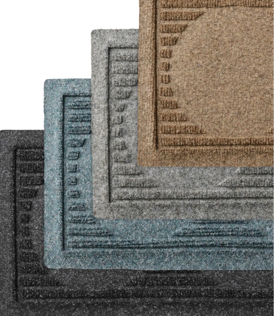 L.L.Bean Recycled Waterhog Dog Mat, Placemat, Rectangular HOME GOODS