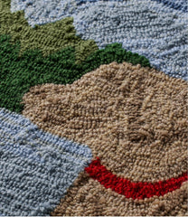 L.L.Bean Indoor/Outdoor Vacationland Rug, Mountain Dogs HOME GOODS
