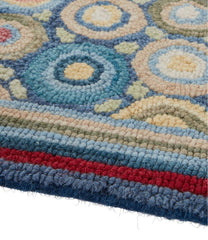 L.L.Bean Bean's Wool Hooked Runner, Coins HOME GOODS