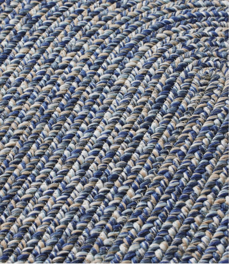 L.L.Bean All-Weather Braided Runner, Concentric Pattern Oval HOME GOODS