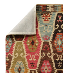 L.L.Bean Rustic Geometric Wool Hooked Runner HOME GOODS