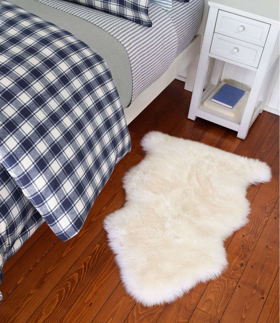L.L.Bean Single Sheepskin Rug HOME GOODS