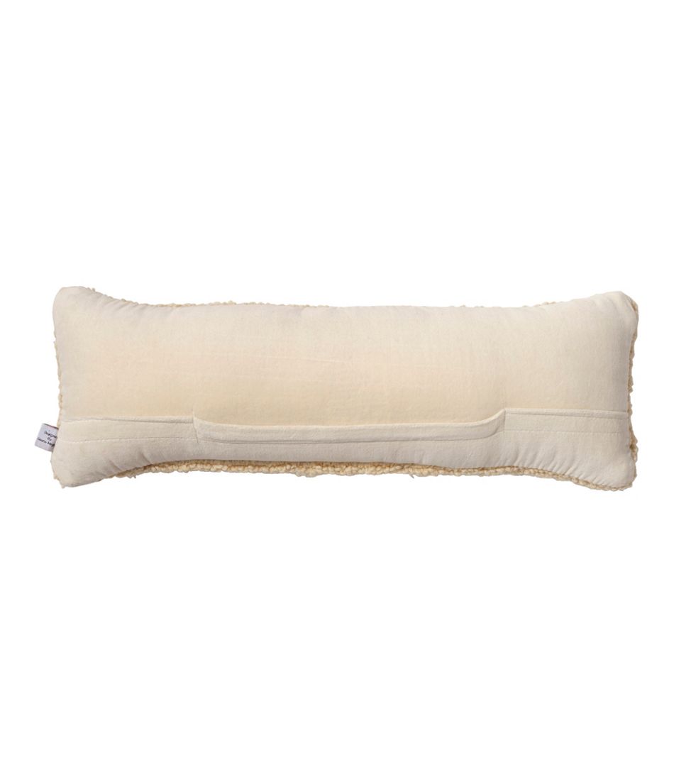 L.L.Bean Wool Hooked Throw Pillow, Lab Trio, 8" x 24" HOME GOODS