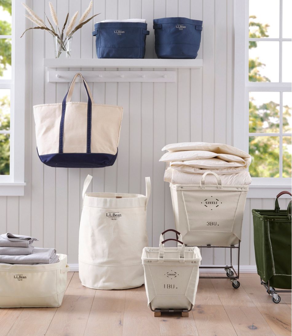 L.L.Bean Canvas Laundry Storage Tote HOME GOODS