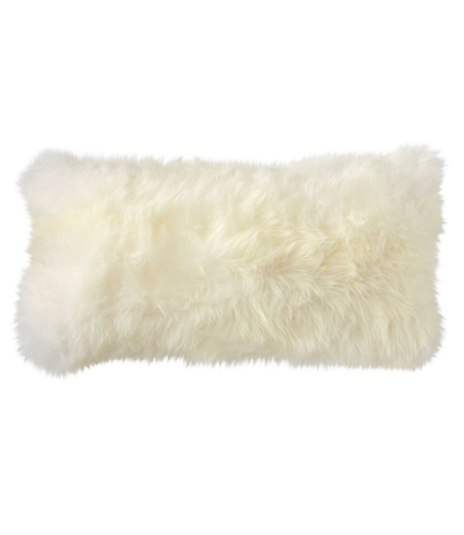 L.L.Bean Sheepskin Throw Pillow, 11" x 22" HOME GOODS
