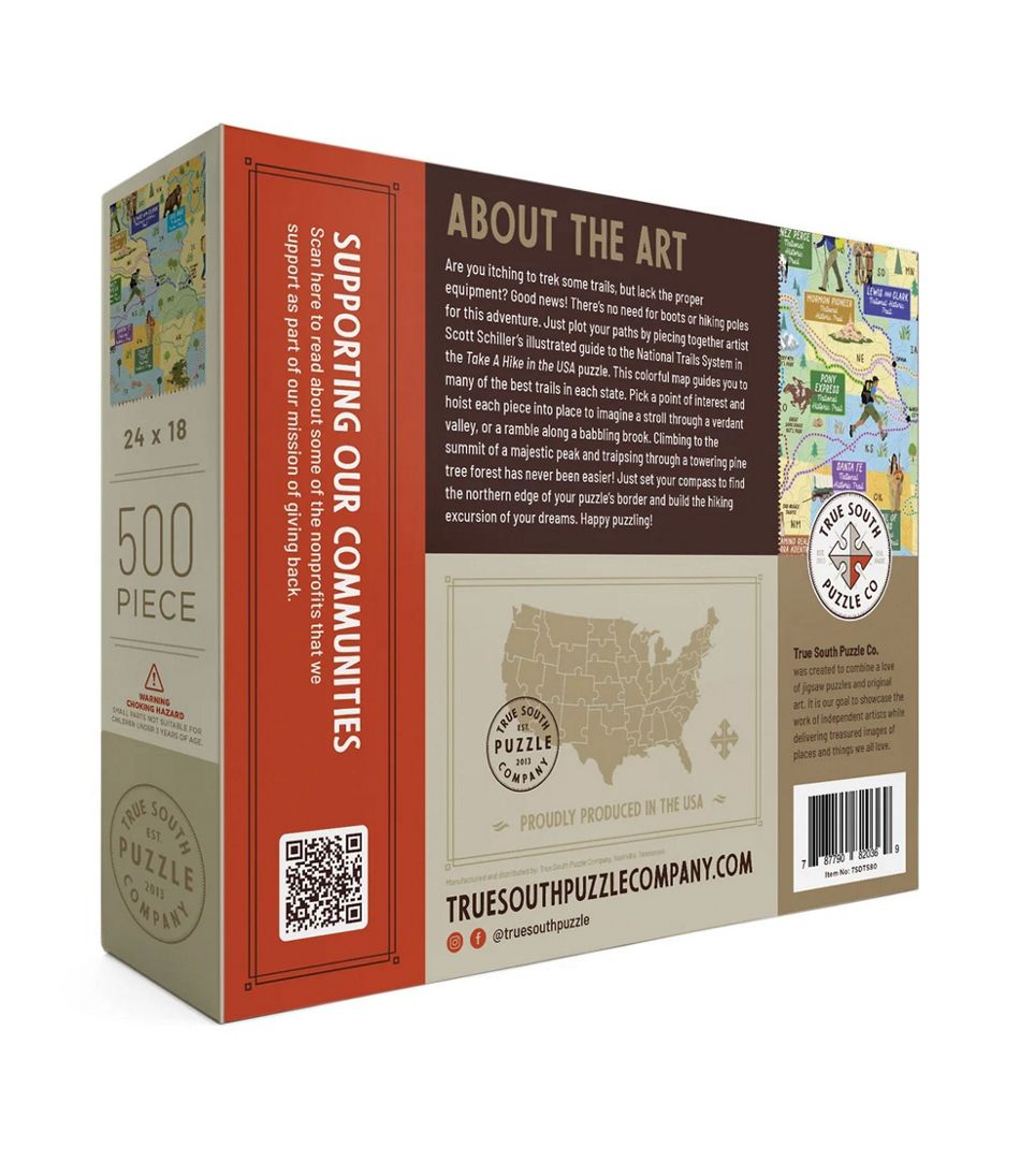L.L.Bean Take A Hike Puzzle, 500 Pieces HOME GOODS