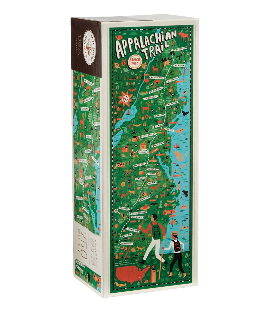 L.L.Bean Appalachian Trail Puzzle, 750 Pieces HOME GOODS