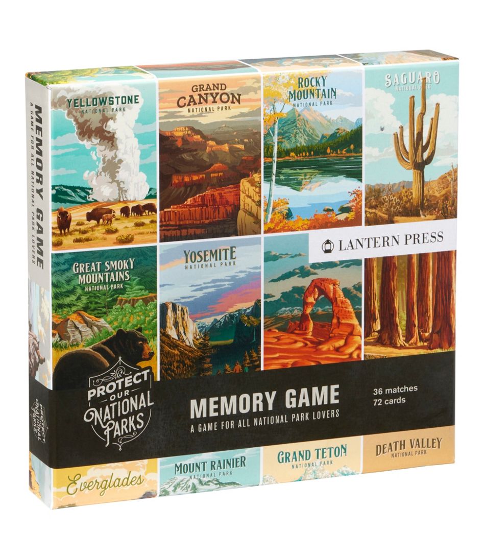 L.L.Bean National Parks Memory Game HOME GOODS