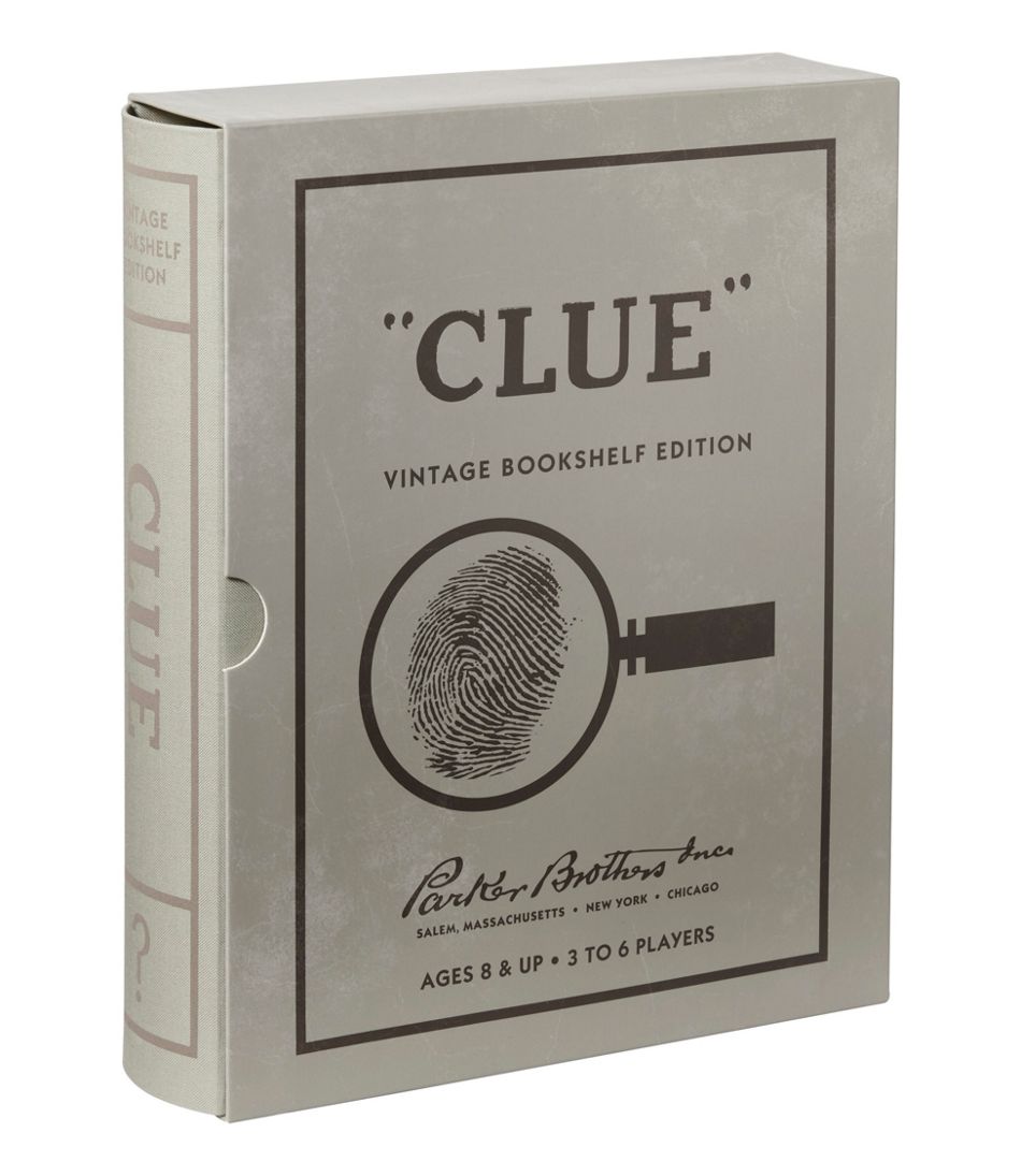 L.L.Bean Clue Vintage Bookshelf Game HOME GOODS