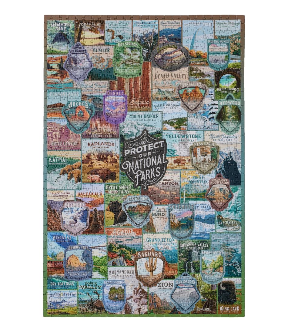 L.L.Bean Protect Our National Parks Puzzle, 1000 Pieces HOME GOODS