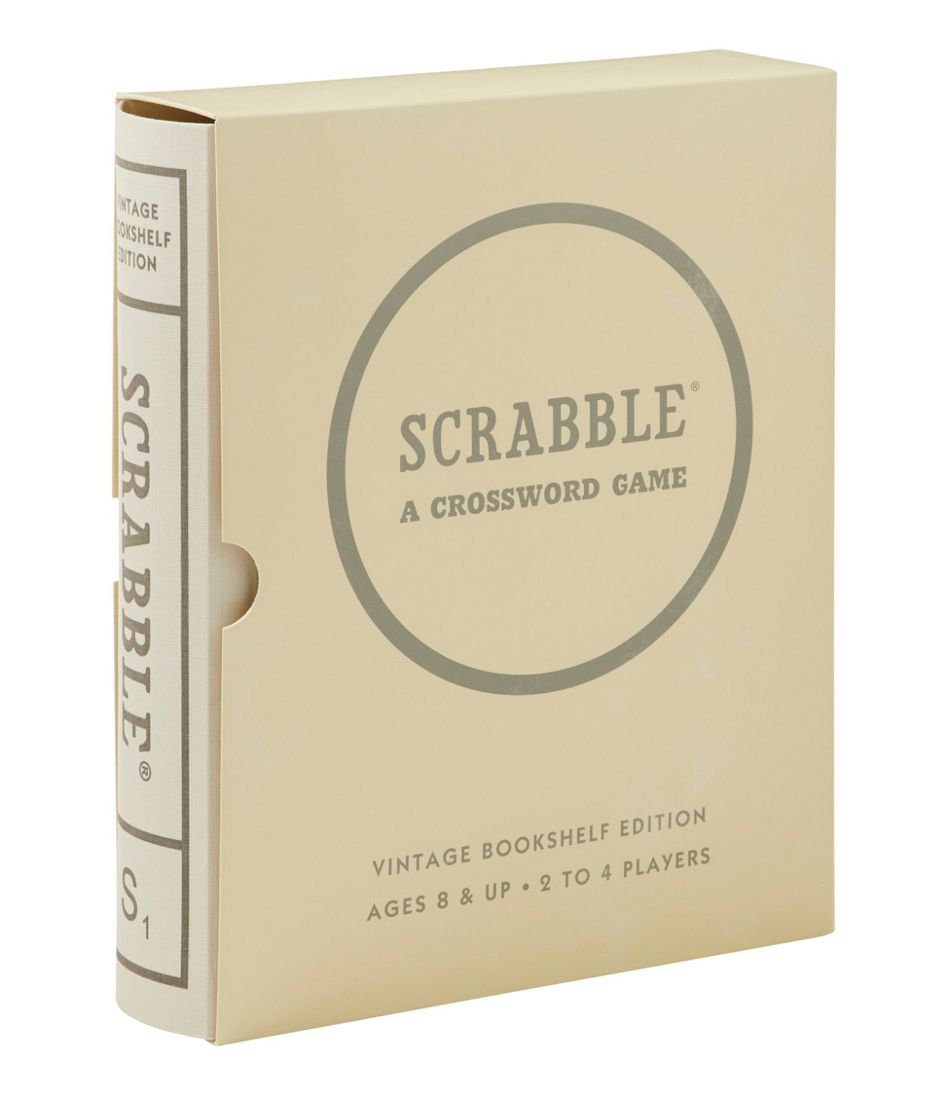 L.L.Bean Scrabble Vintage Bookshelf Game HOME GOODS