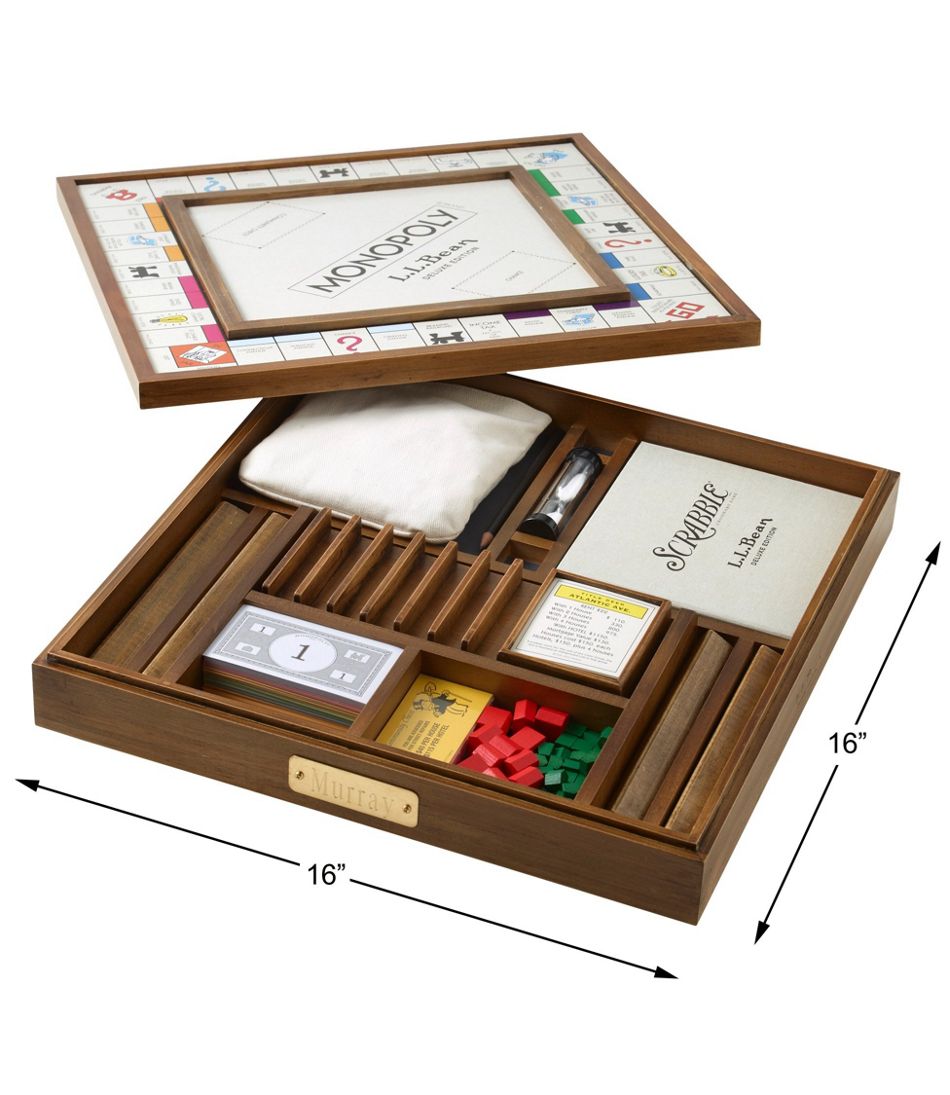 L.L.Bean Deluxe Scrabble/Monopoly HOME GOODS