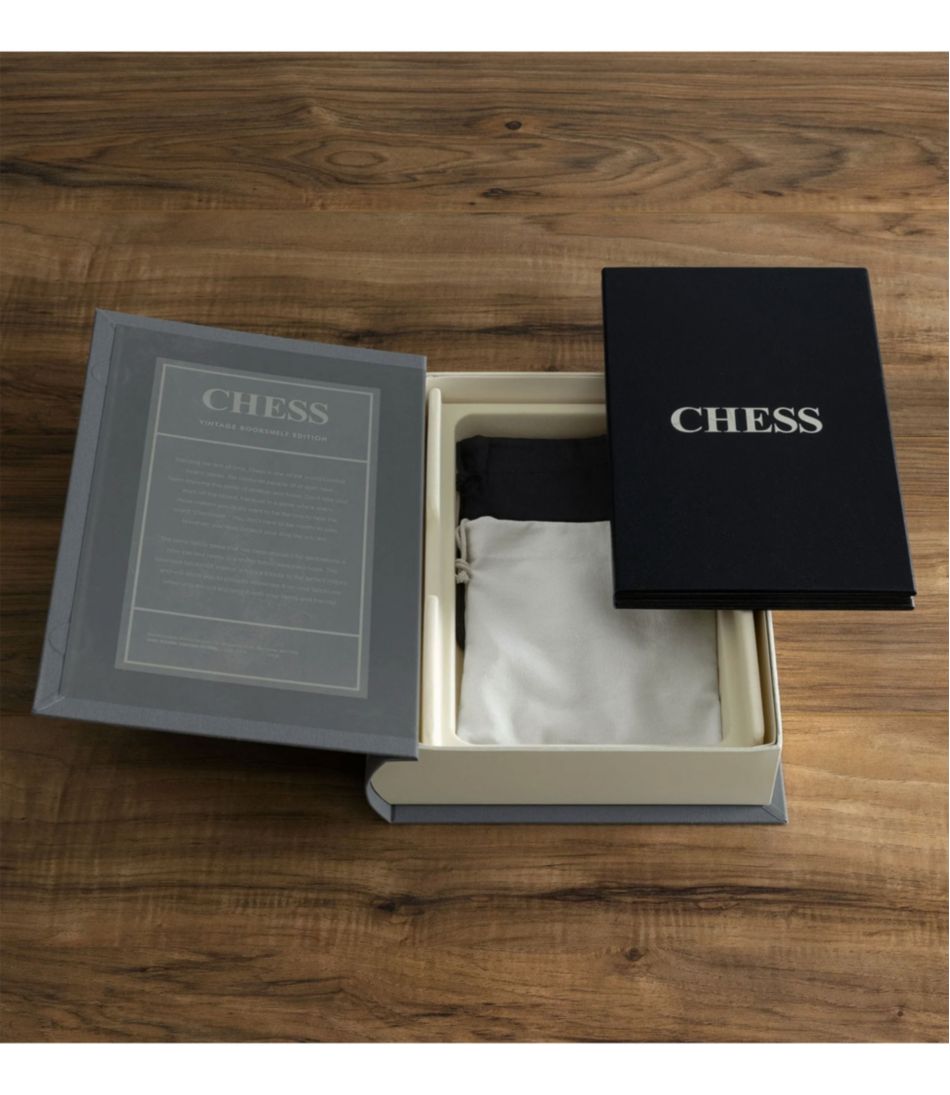 L.L.Bean Chess Vintage Bookshelf Game HOME GOODS
